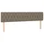 Vidaxl Posteljni okvir brez vzmetnice taupe 120x190 cm blago