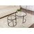 Hanah Home Klub sto-set Aurum, 60x60x43cm, 2 komada, Crni