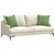 Jastučići za sofu 2 pcs Svijetlo zelena 50 x 50 cm