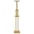 Stalci za sajmove 2 pcs Zlatno 26,5 x 26,5 x 150 cm Čelik