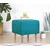 Atelier del Sofa Tabure 43x43x43cm, Tirkizno