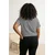 Trendyol Curve Ženska majica TBBSS26BF00011, Crno-bela