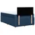 Vidaxl Box spring postelja z vzmetnico modra 120x190 cm blago