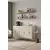 HANAH HOME Komoda Salkim 120 White Travertine Gold