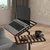Hanah Home Glen 768 Atlantic, Braon-Crna