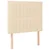 Vidaxl Box spring postelja z vzmetnico krem 80x200 cm blago