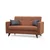 Atelier del Sofa Dvosed na razvlačenje Polya 151x86x75cm Bronzani