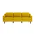 ATELIER DEL SOFA Sofa sa 3 sedišta Robin Extra 3 Sunflower Walnut