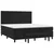Vidaxl Box spring postelja z vzmetnico črna 160x200 cm žamet
