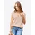 Imily Bela Pulover pastelno roza/bela