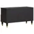 TV ormar s ladicama Crna 80 x 33 x 46 cm Čvrsto drvo manga
