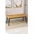 Hanah Home klupa Pera Bench, 105 cm, kapućino / crna