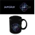 Šolja Pyramid - KPop Demon Hunters - Huntrix Logo Black Mug