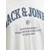JACK & JONES Majica JJEDenver modra/temno modra/bela