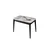 Hanah Home Trpezarijski sto na razvlačenje Dolunay-1281, 100-120 cm, Beli