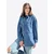 Imily Bela Prehodna jakna moder denim