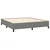 Vidaxl Box spring postelja z vzmetnico temno siva 180x200 cm blago