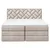 MID.YOU POSTELJA BOXSPRING 140 cm  x 200 cm , tekstil, leseni material bež