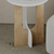 Hanah Home HANAH HOME Luna - White, Oak pomožna miza, (20802690)