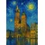 Plakat 30x40 cm Krakow v slogu Van Gogha