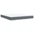 Vidaxl Box spring postelja z vzmetnico temno siva 180x200 cm žamet