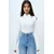 Trend Alacati Stili Ženska bluza Alc-X14397, Bela