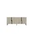 Hanah Home komoda Evva 150, 125 cm, antracit / travertin / zlatna