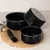 Komplet 12 kosov Matte Black Collection BH-8248