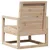 Vrtna stolica 57,5 x 63 x 76 cm od masivne borovine