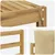 Set vanjskih sofa s jastukom 5 pcs Bijela i bež