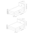 Hanah Home Osnova za krevet sa uzglavljem Motya, 160x110x200 cm, Antracit