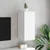 Zidni TV ormarić s LED svjetlima bijeli 30,5 x 35 x 70 cm