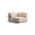 Atelier del Sofa Ugaona garnitura Flamingo, 335x250x105 cm, Krem-narandžasta