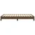 Vidaxl Posteljni okvir brez vzmetnice temno rjava 120x190 cm blago