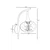 Opviq Zidna lampa 9049-1A, Crna