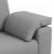 Vidaxl Kavč 2 szt. Oblačno siva 219 x 80 x 82 cm blago