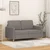 Vidaxl Dvosed taupe 120 cm blago