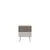 Hanah Home Noćni stočić Milano, 50x62x44 cm, Beli