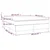 Vidaxl Box spring postelja z vzmetnico krem 160x200 cm blago