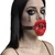 Master Series Vampire Vibrating Mouth Gag Red