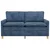 Vidaxl Kavč Modra 156 x 81 x 87,5 cm Poliester