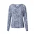 Kaffe Bluza Geisa  dimno modra / bela