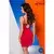 Ženska sexy haljina Lovia Chemise, Crvena