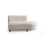 Atelier del Sofa Ugaona garnitura Pars Cream, 100x70x300 cm, Bež