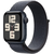 Apple Watch SE (2nd Gen) [GPS 44mm] Smartwatch with Midnight Aluminum Case with Ink Sport Loop One Size. Fitness and Sleep Trackers, Crash Detection, Heart Rate Monitor, Carbon Neutral