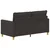 Sofa Tamnosiva 156 x 81 x 87,5 cm Tkanina