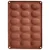 shumee Rjavi silikonski model za piškote in praline 34x25x1 cm