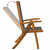 7-dijelni vrtni blagovaonski set od drva bagrema i tekstilena
