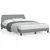 Vidaxl Posteljni okvir Dover svetlo siv 140x190 cm blago