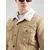 LEVIS  Prehodna jakna Type III Sherpa Trucker Jacket svetlo rjava
